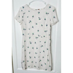 Free People Magot Printed Slip Mini Dress In Blue Combo Sz 0 Womens Floral NWT